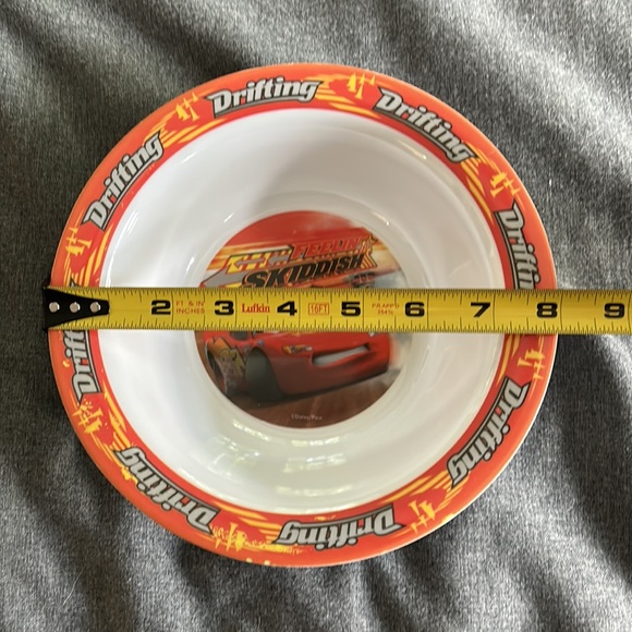 Lightning McQueen 8” Melamine Bowl - Picture 2 of 6
